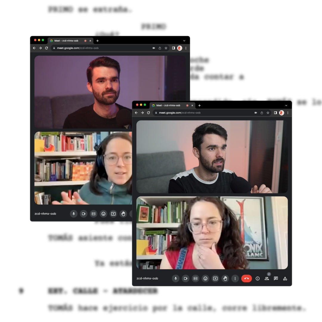 Paquete de dos tutorías personalizadas sobre tu guión cinematográfico