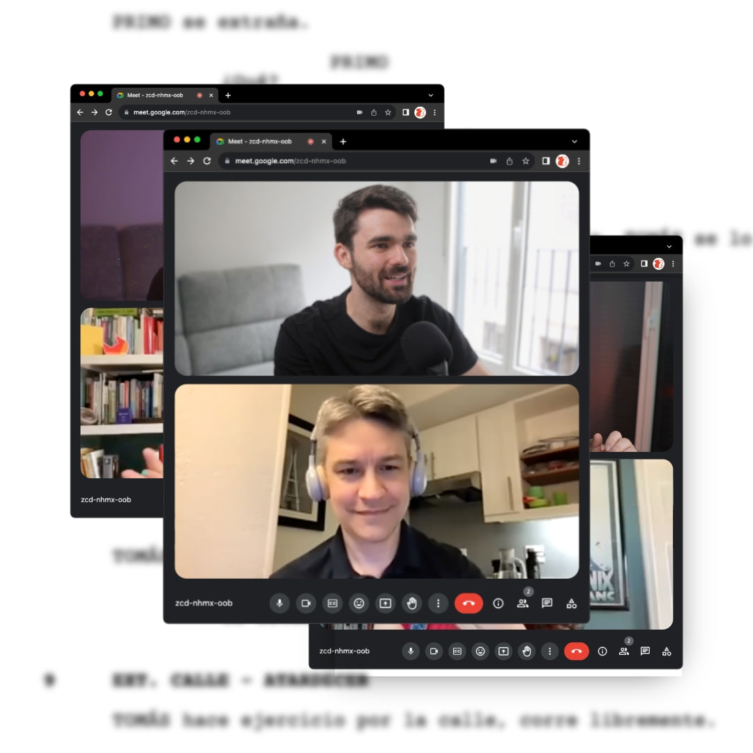 Paquete de cinco tutorías personalizadas sobre tu guión cinematográfico